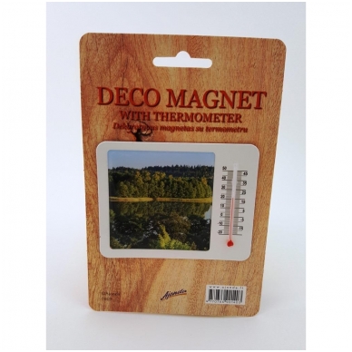 Dekoratyvus magnetas su termometru  7019_miškas