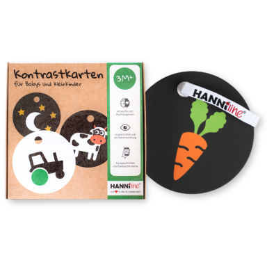 Kontrastinės kortelės nuo 3-iojo gyvenimo mėnesio