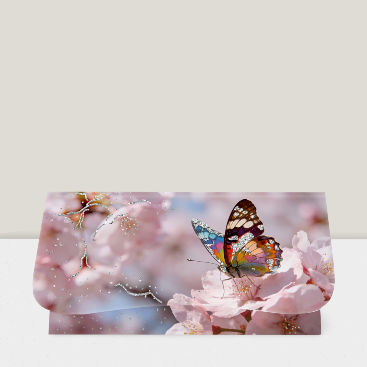 Piniginis atvirukas ,,Spalvotas drugelis ir sakura" Piniginis atvirukas ,,Spalvotas drugelis ir sakura"